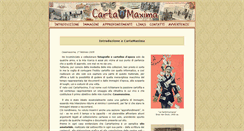 Desktop Screenshot of cartamaxima.it